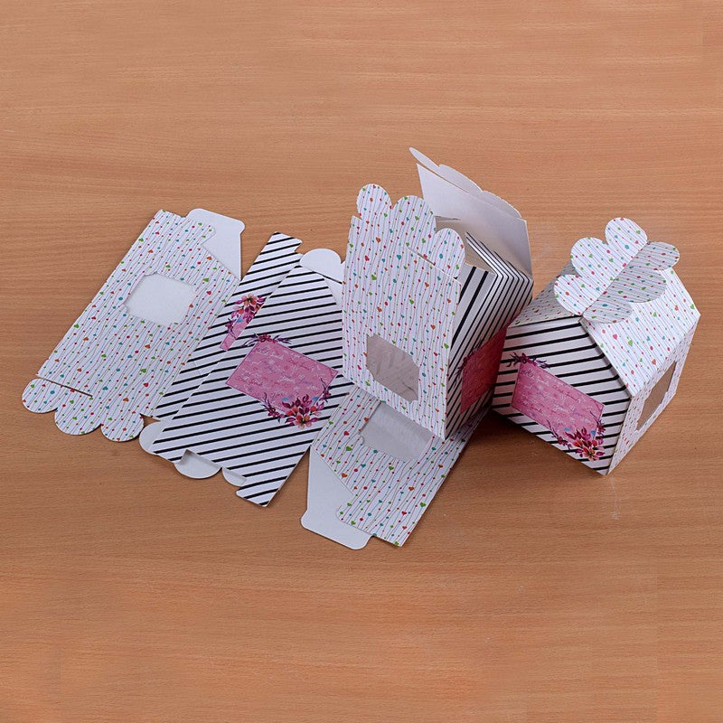 Hut Shape Folding Box White | Grownex Packaging | hamper box