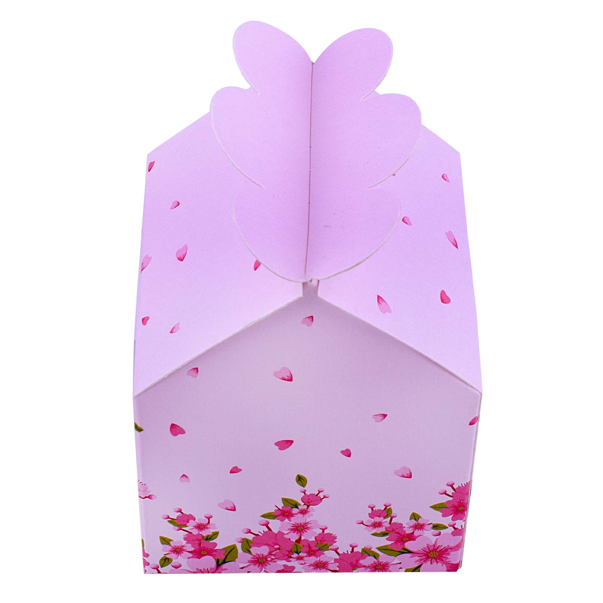 Hut Shape Folding Box Baby Pink | Grownex Packaging | hamper box