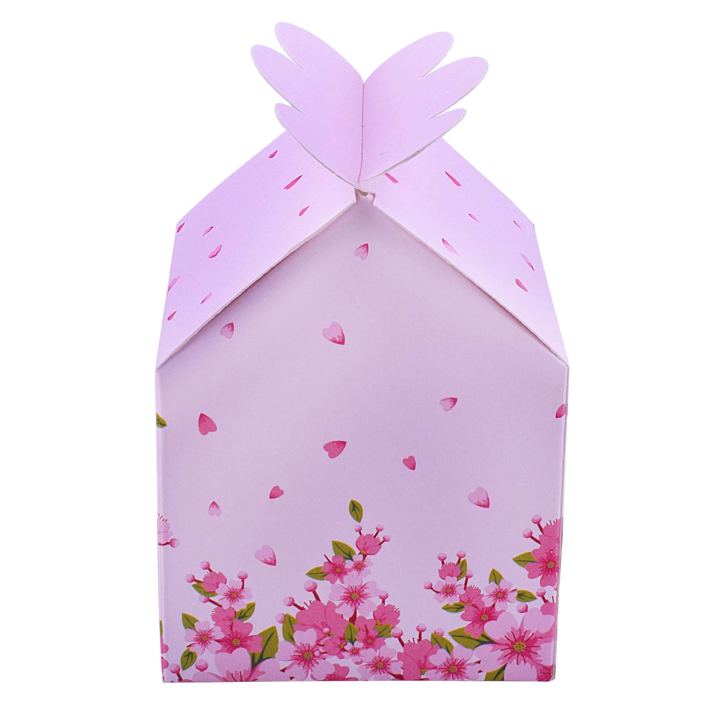 Hut Shape Folding Box Baby Pink | Grownex Packaging | hamper box