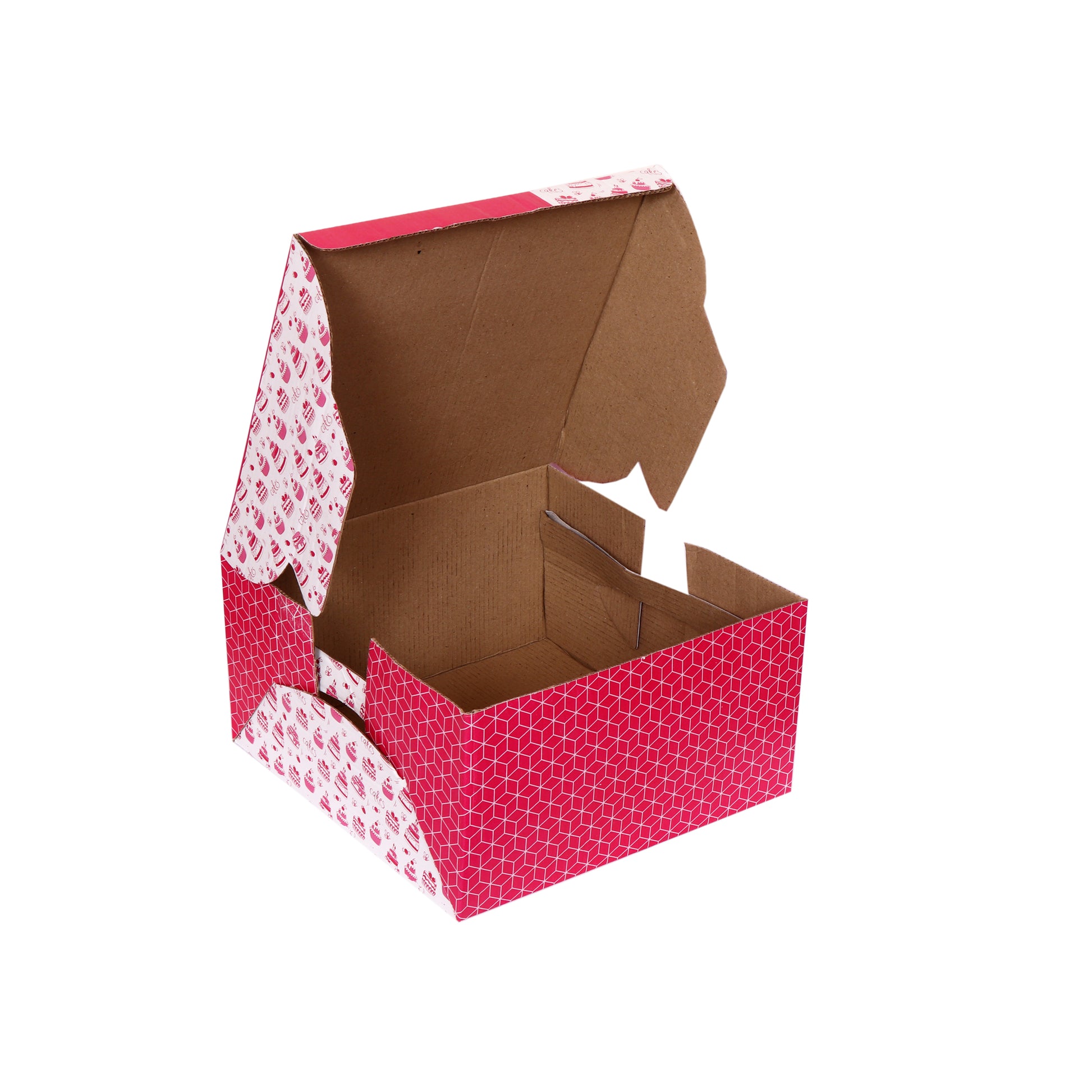 1 Pond Cake Box Pink | Grownex Packaging | Bakery Box