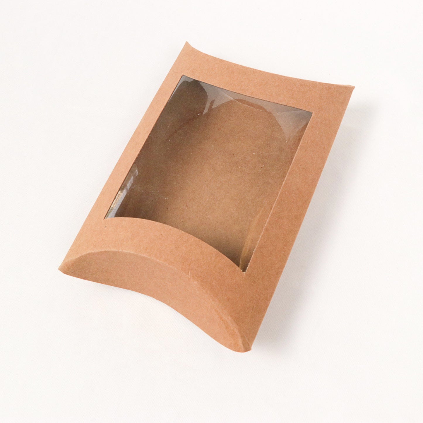 8x4 Inc Pillow Shape Folding Box Brown Grownex Packaging hamper box
