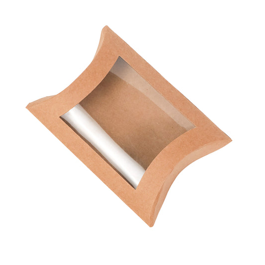 Pillow Shape Folding Box Brown | Grownex Packaging | hamper box