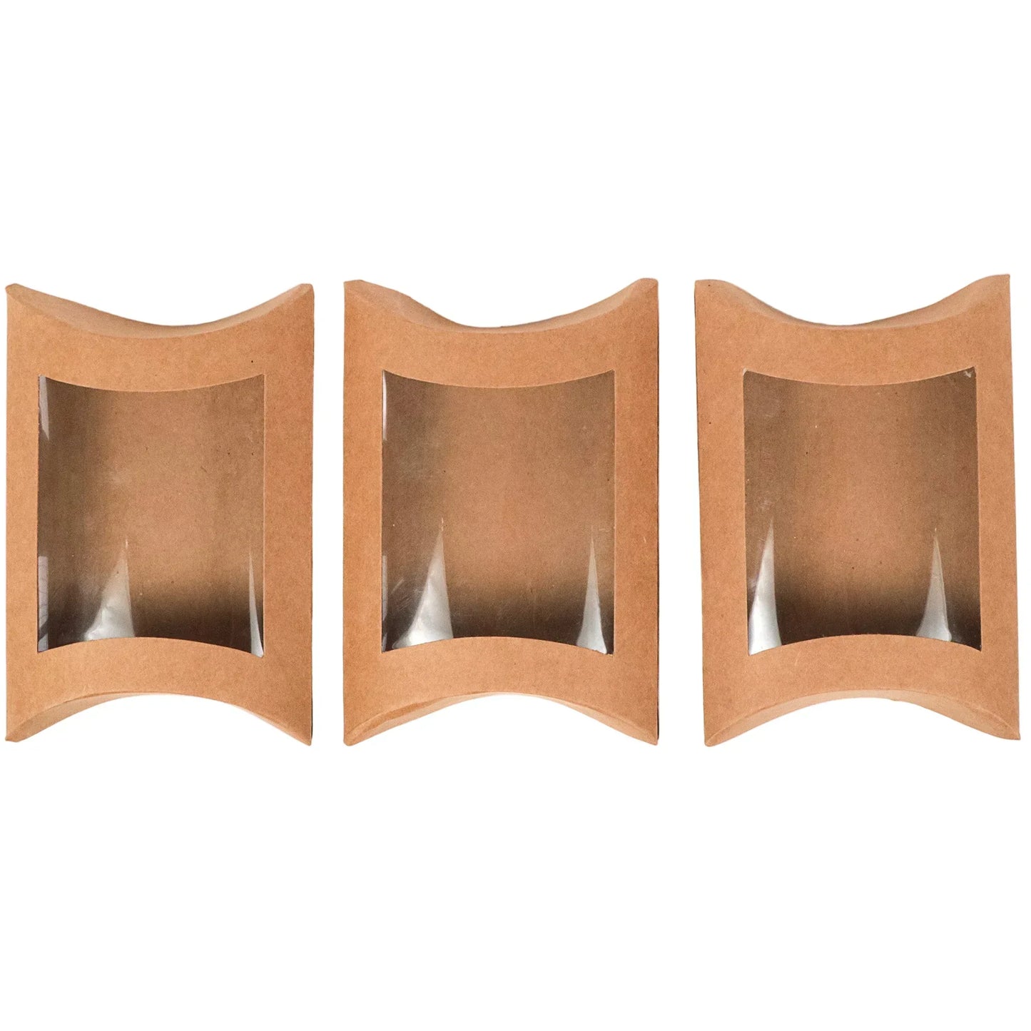 Pillow Shape Folding Box Brown | Grownex Packaging | hamper box