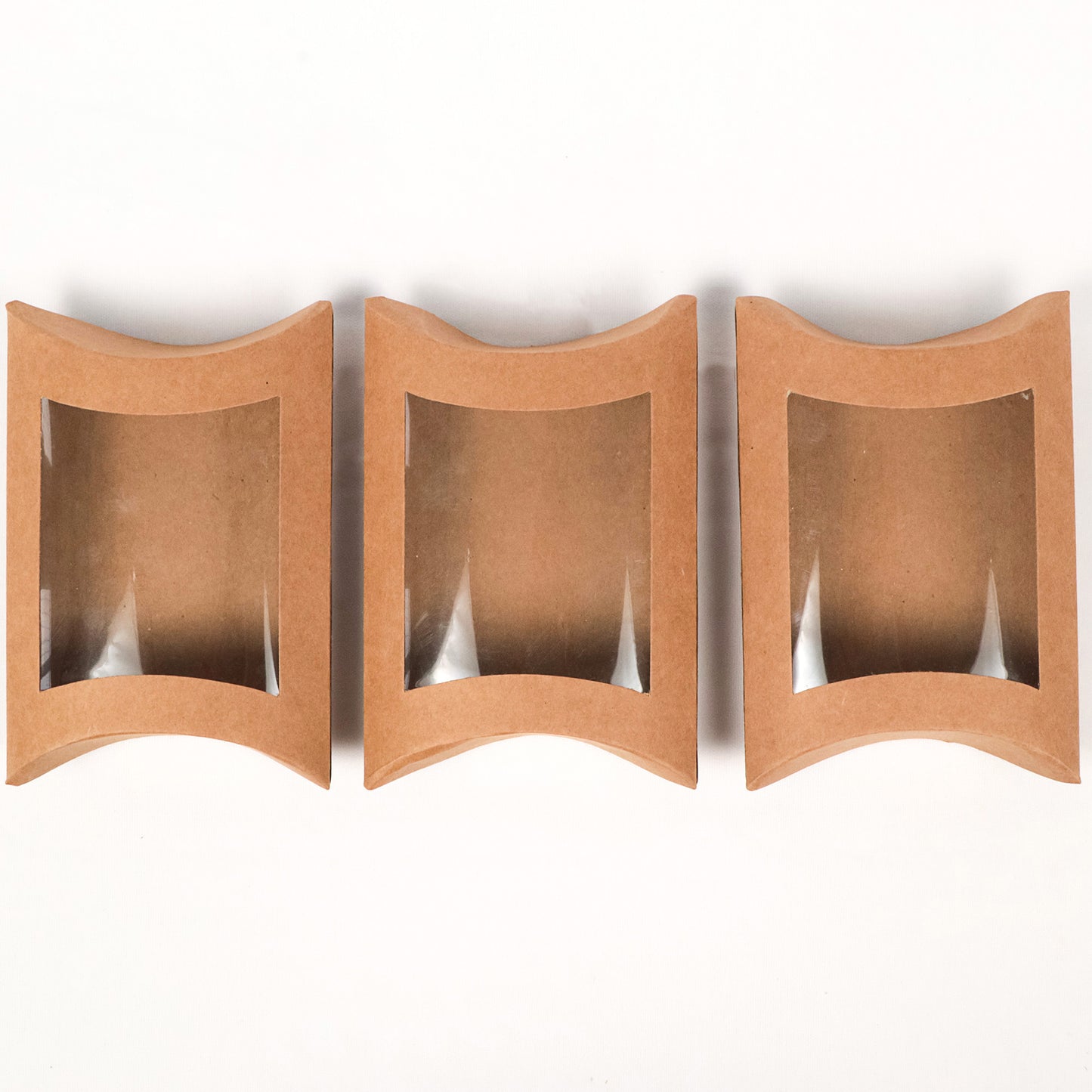 8x4 Inc Pillow Shape Folding Box Brown Grownex Packaging hamper box