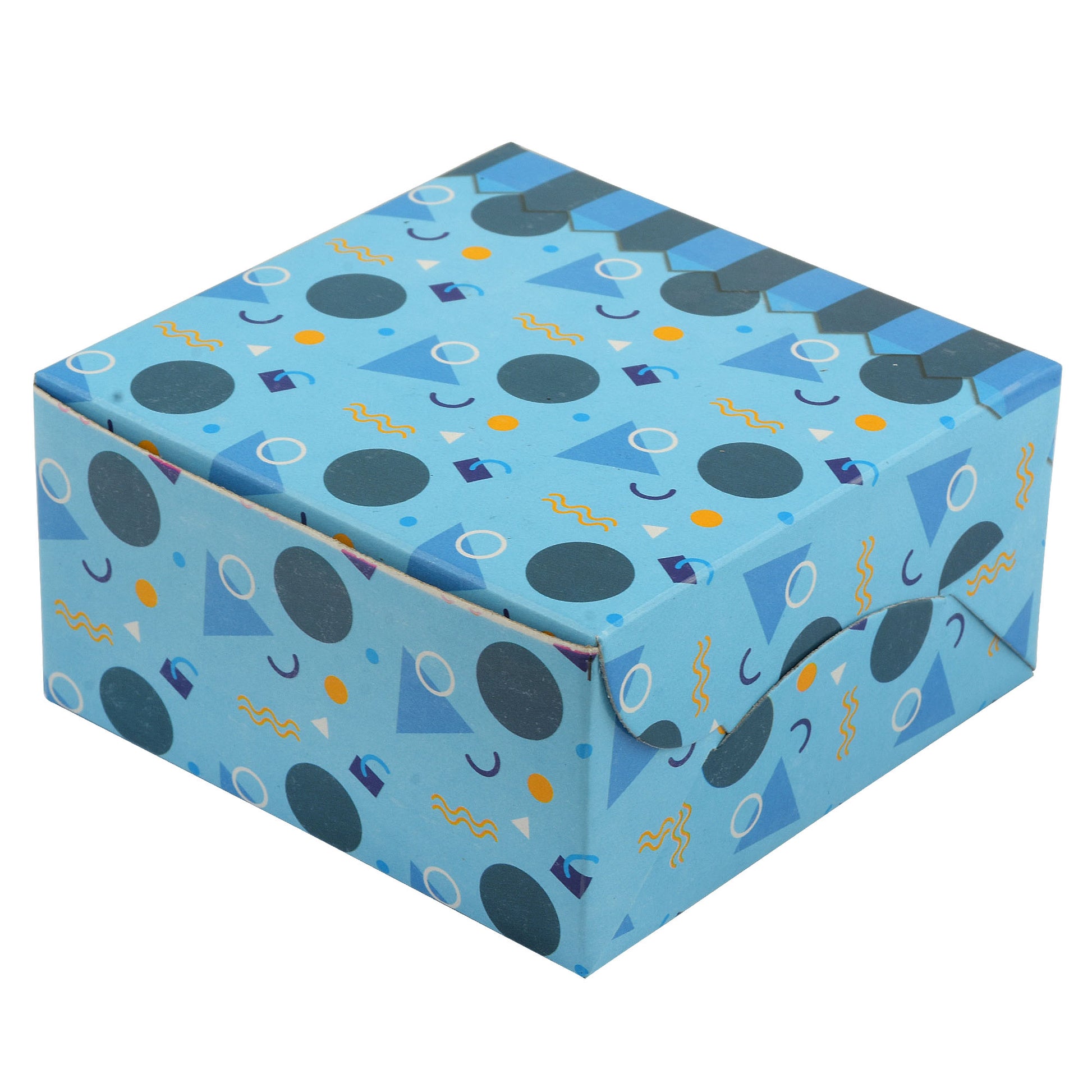 Small Gift Folding Box Baby Blue | Grownex Packaging | hamper box