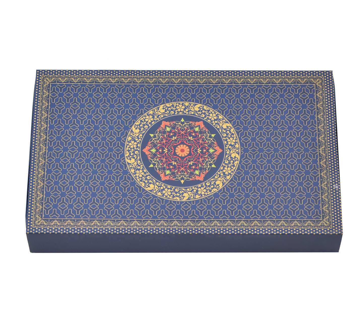 15 Cavity Folding Chocolate Box - Blue Foil | Grownex Packaging | Chocolate Box