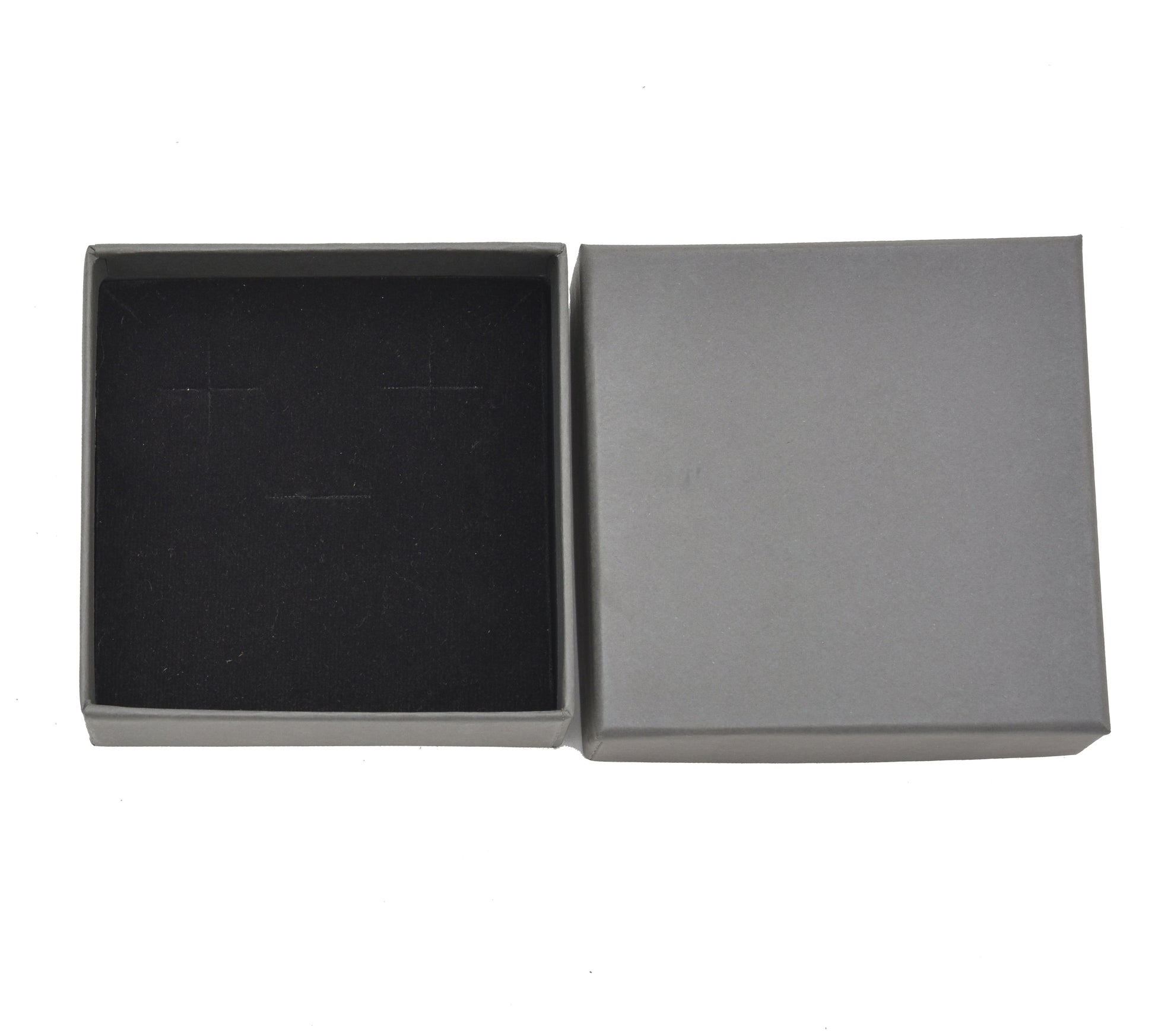 Lid Pattern Earrings Box - Grey | Grownex Packaging | Jewellery Box