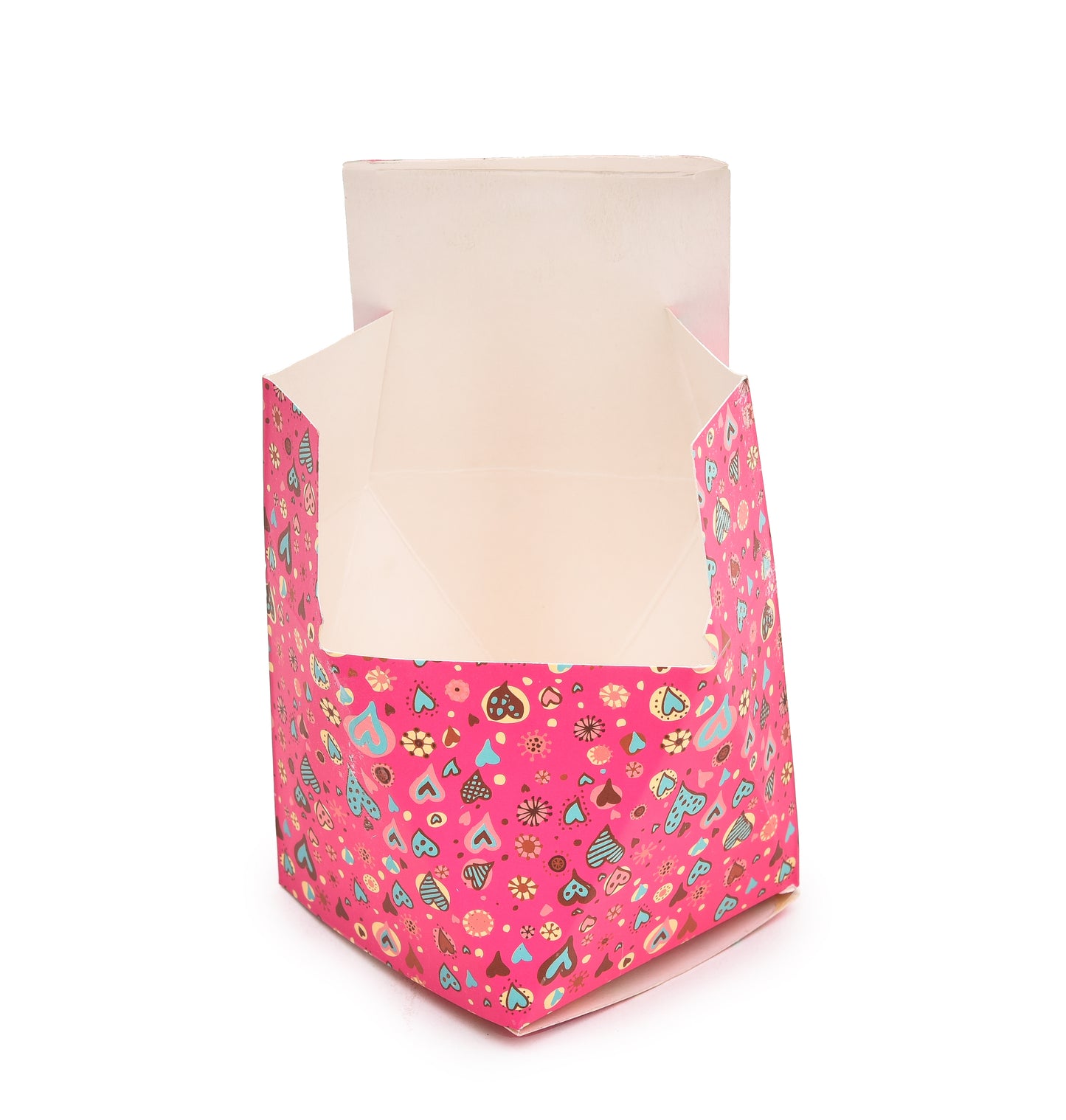 Polygon Shape Folding Box Pink | Grownex Packaging | hamper box