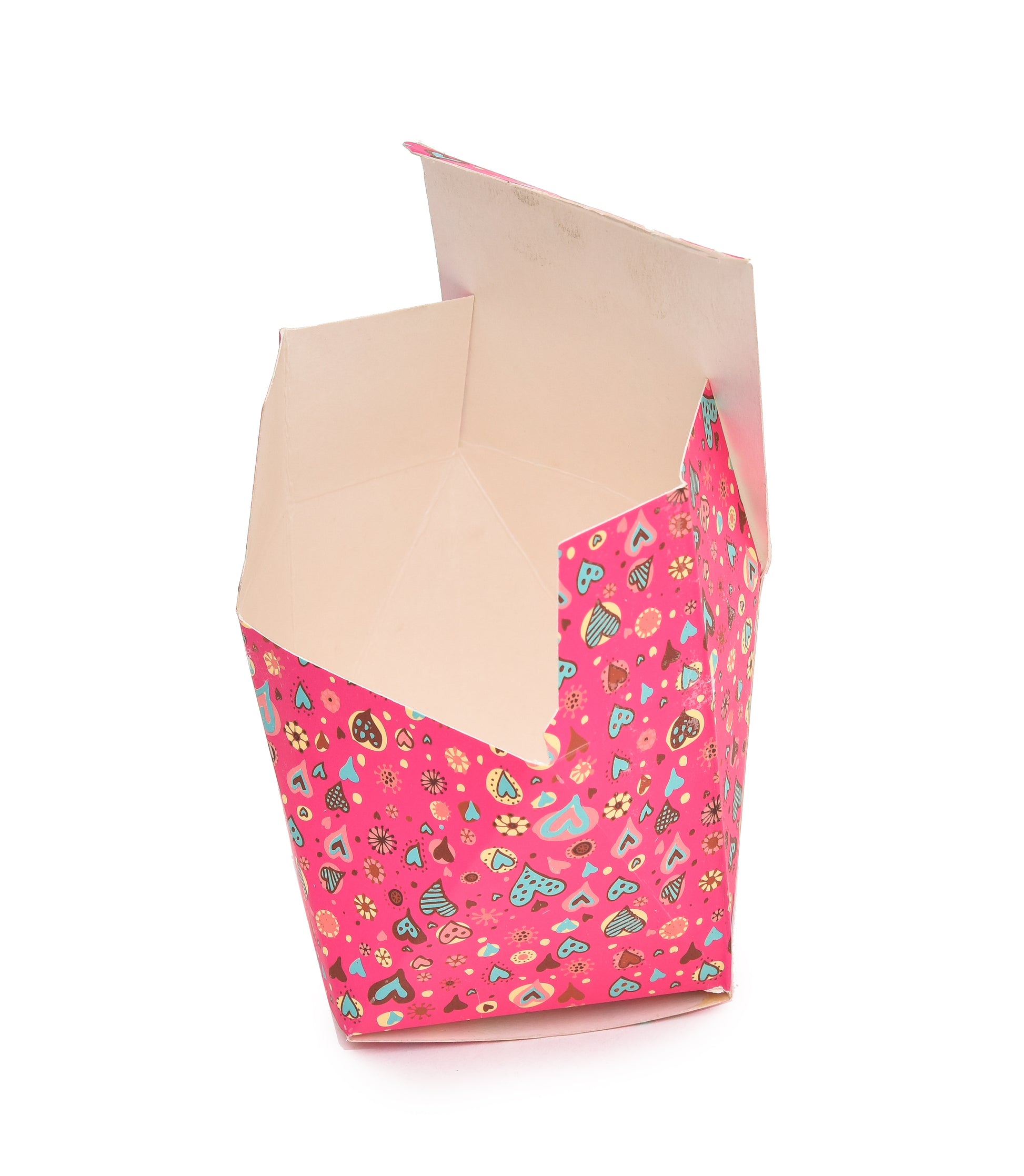 Polygon Shape Folding Box Pink | Grownex Packaging | hamper box