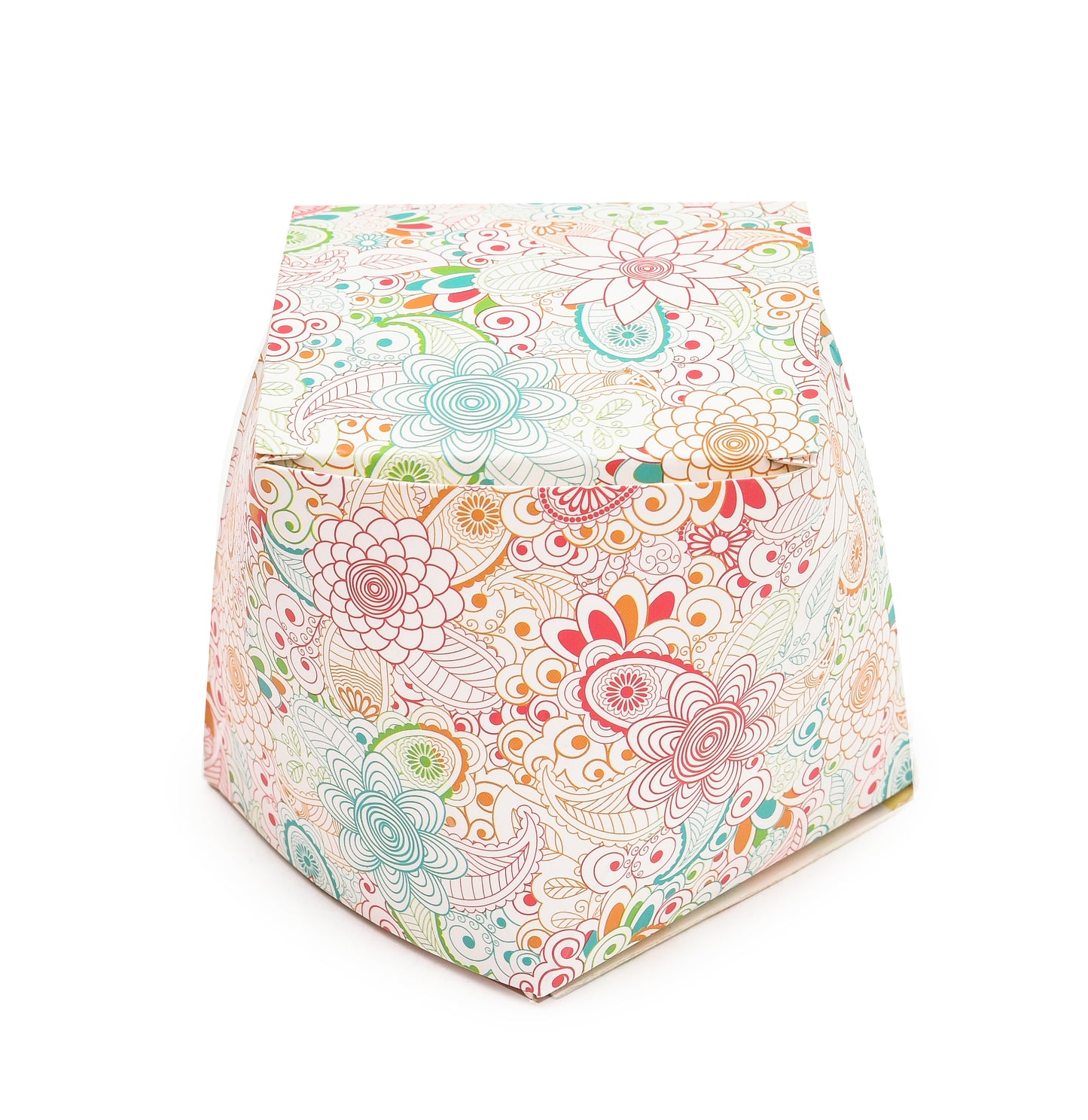 Polygon Shape Folding Box White | Grownex Packaging | hamper box