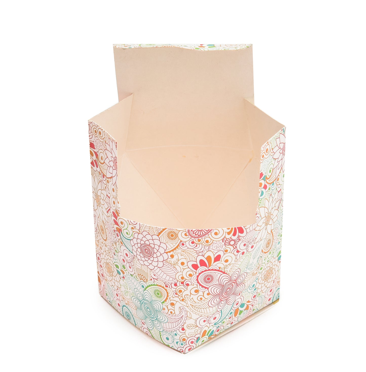 Polygon Shape Folding Box White | Grownex Packaging | hamper box