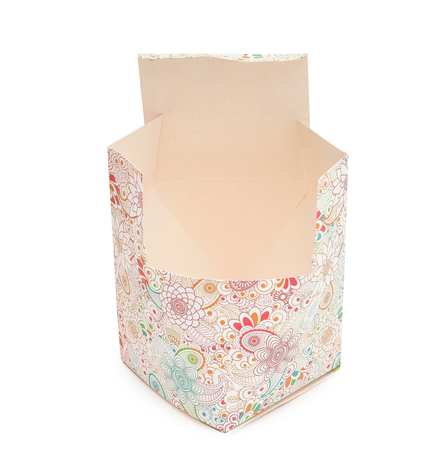 Polygon Shape Folding Box White | Grownex Packaging | hamper box