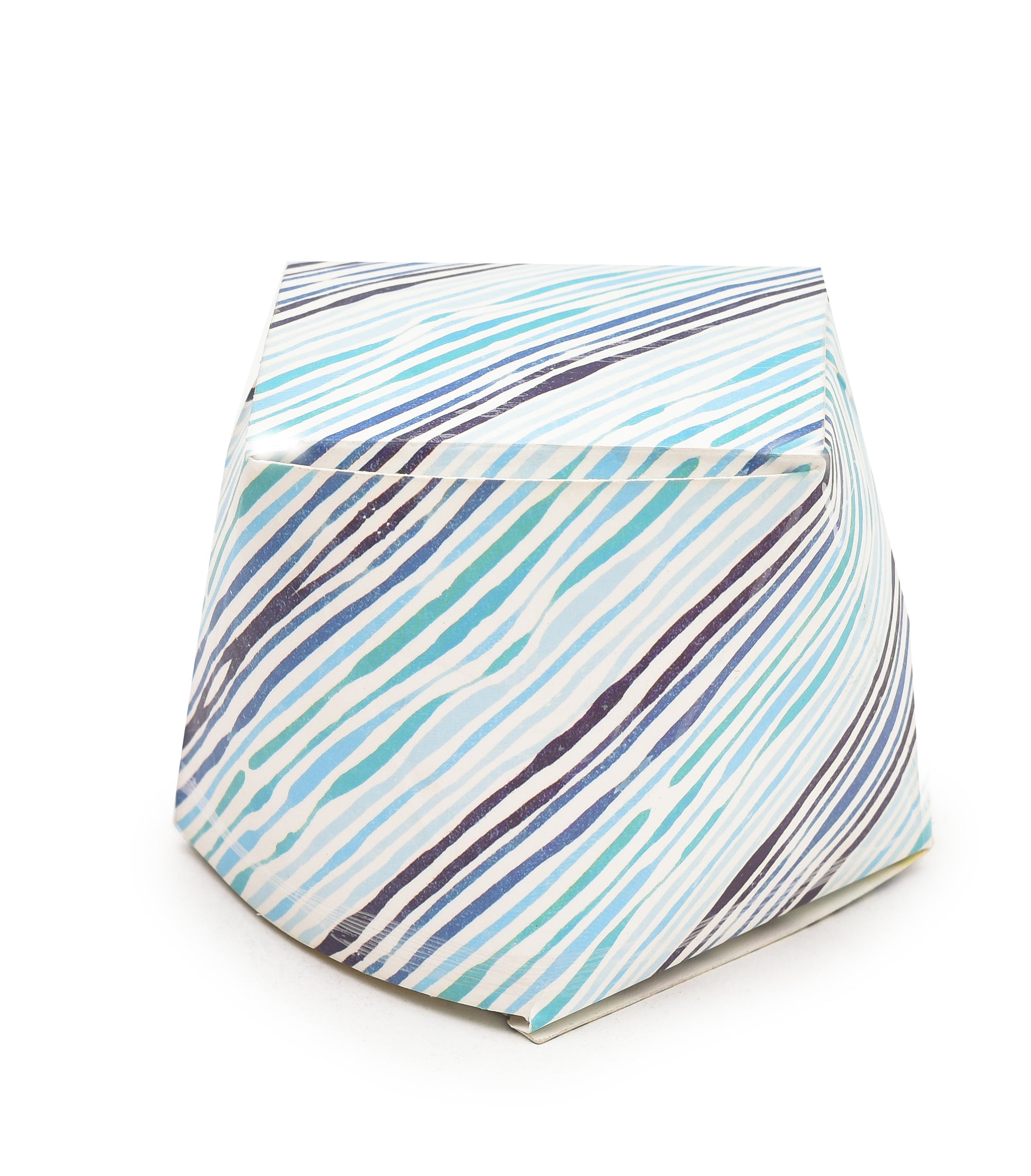 Polygon Shape Folding Box Blue | Grownex Packaging | hamper box