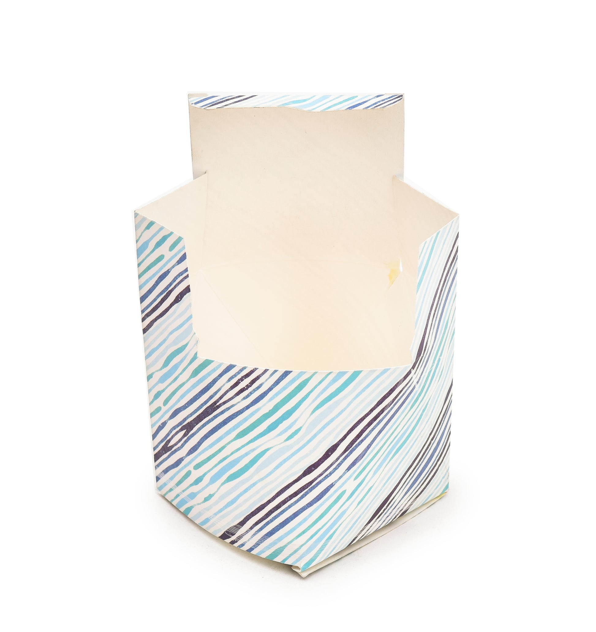 Polygon Shape Folding Box Blue | Grownex Packaging | hamper box