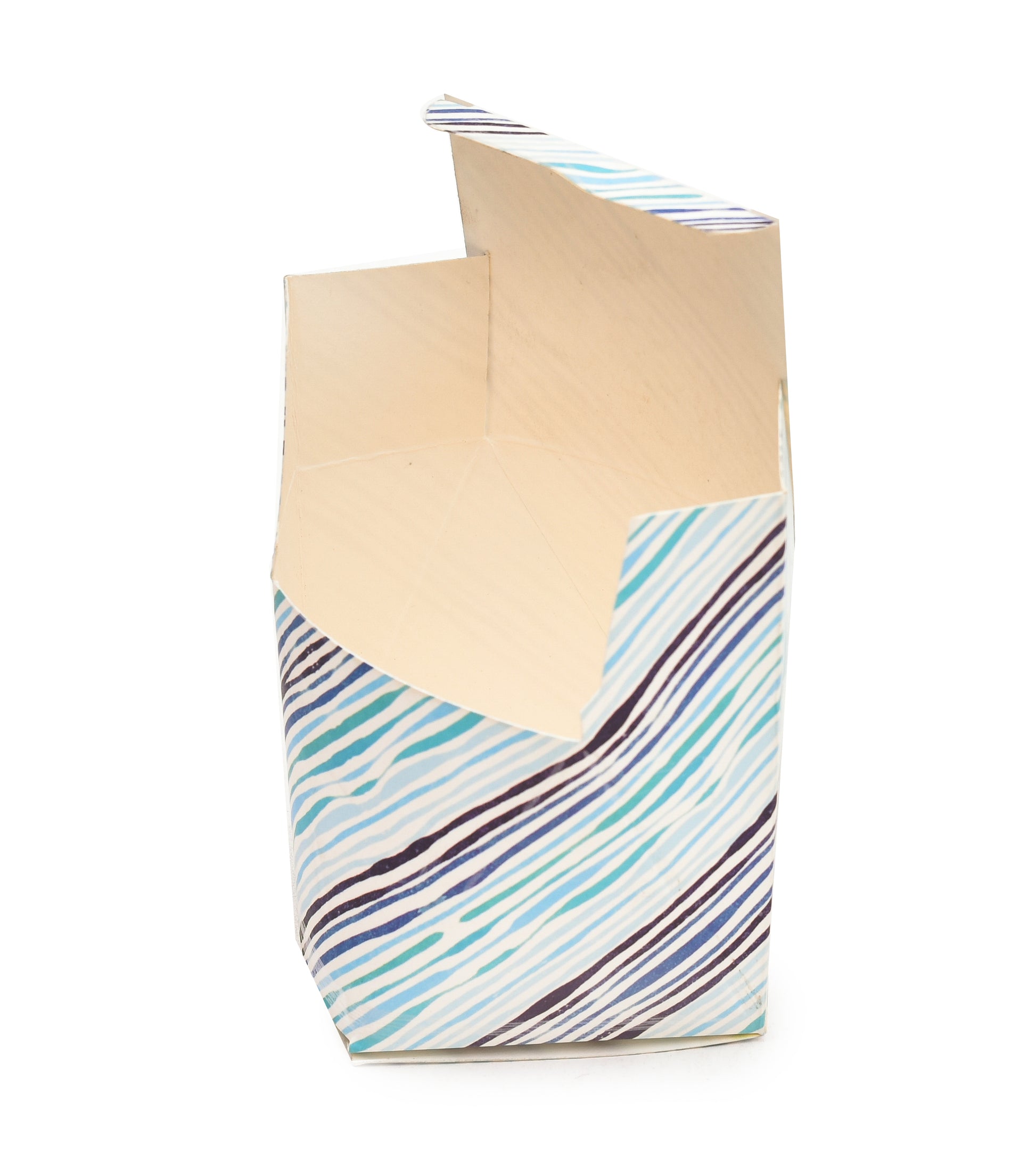 Polygon Shape Folding Box Blue | Grownex Packaging | hamper box