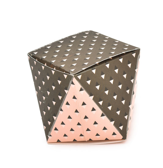 Polygon Shape Folding Box Brown | Grownex Packaging | hamper box