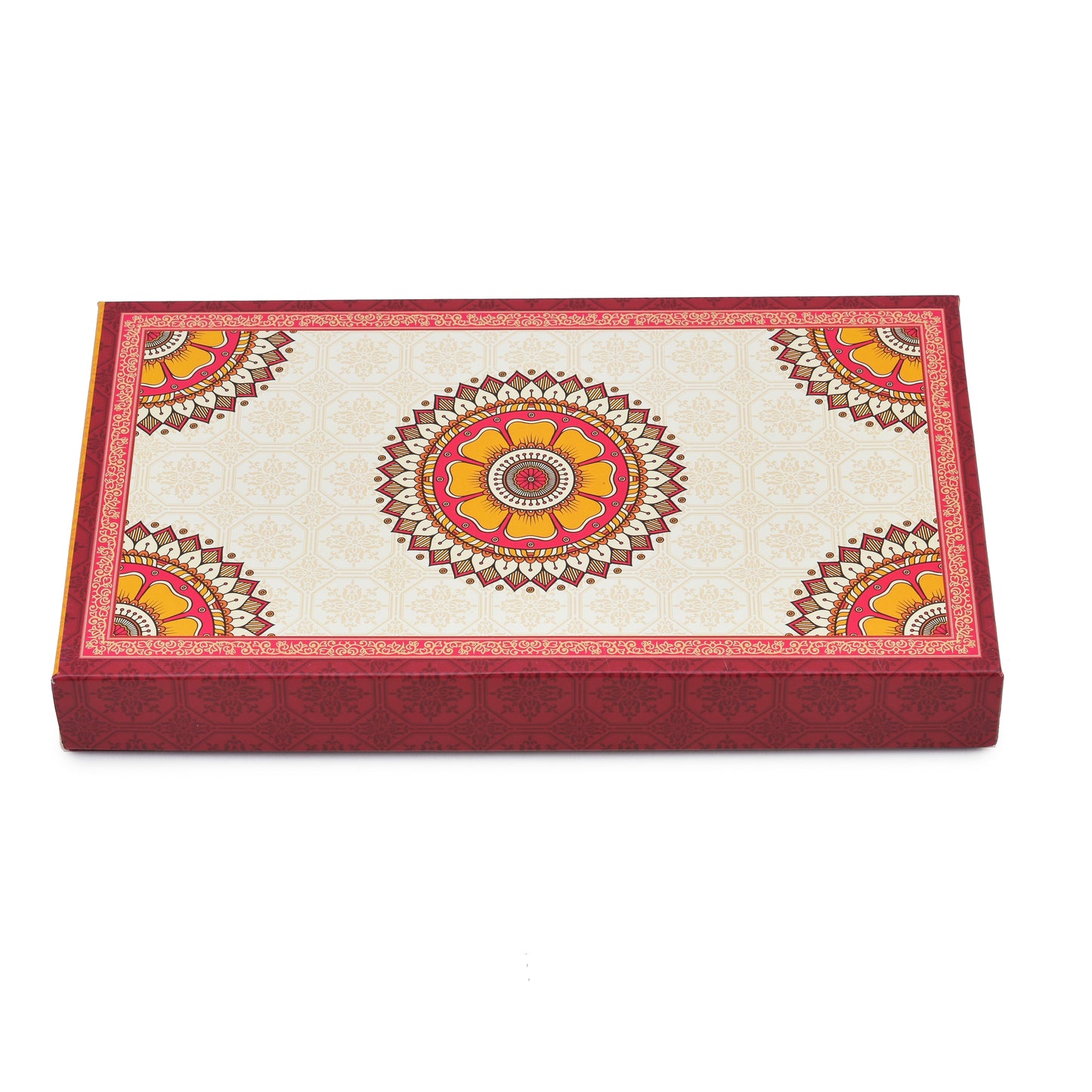1 Kg Red Circle Design Premium Sweet Packing Box Grownex Packaging Sweet Box
