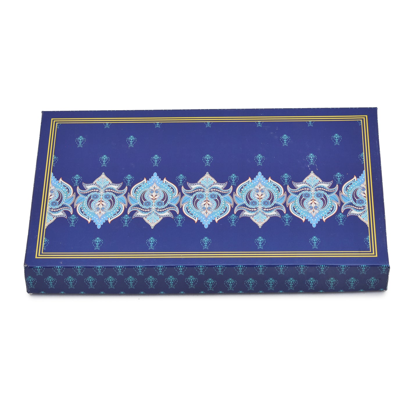 1 Kg Royal Blue Designer Premium Sweet Packing Box | Grownex Packaging | Sweet Box
