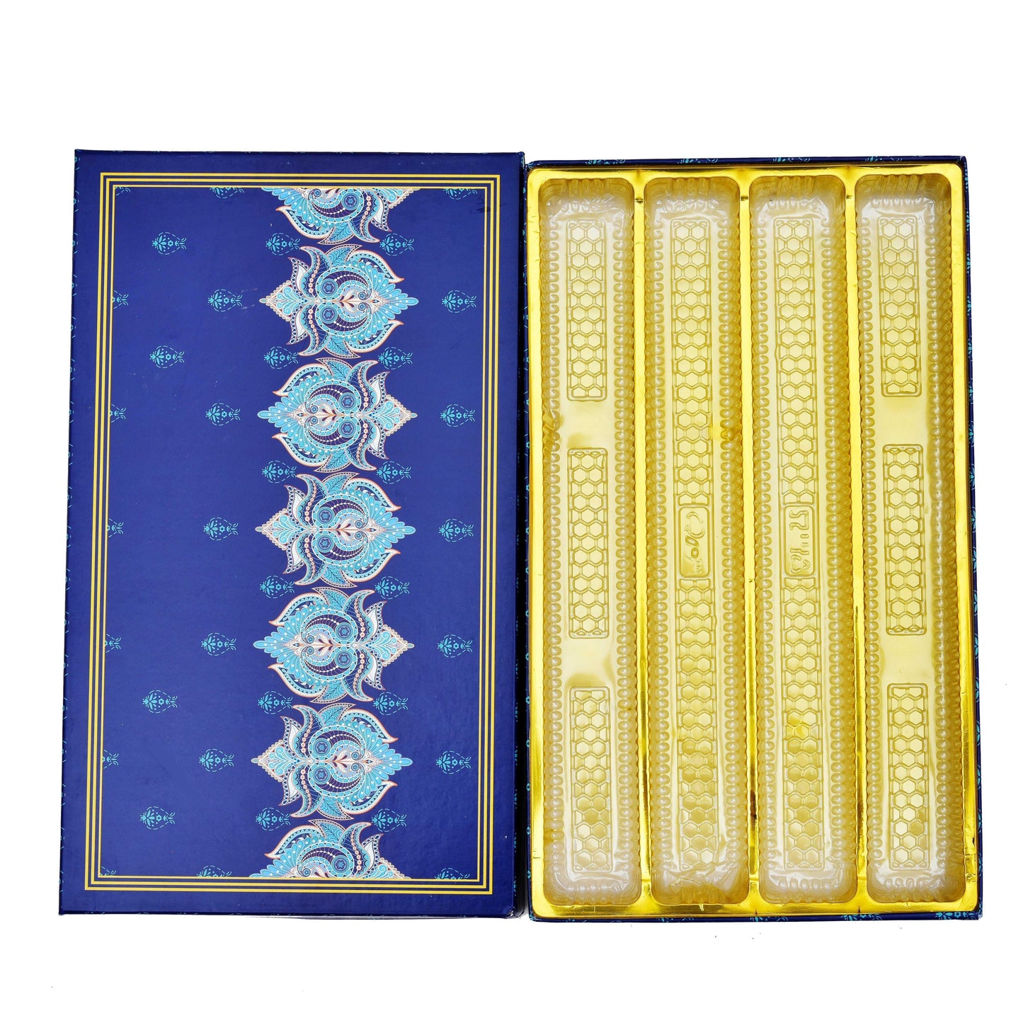 Royal Blue Designer 1Kg Sweet Box - Festive Gifting Display