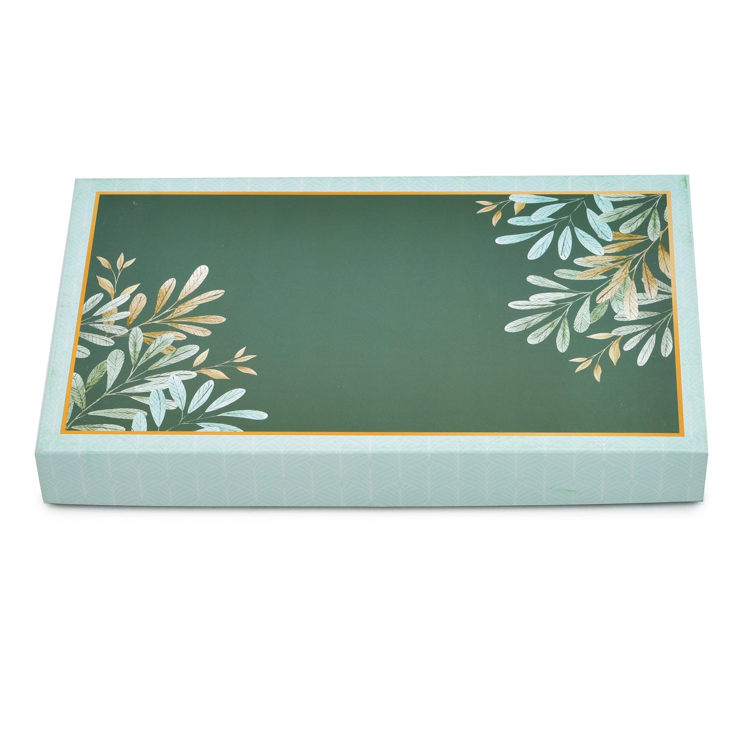 1 Kg Green Leaf 4 Line Premium Sweet Gift Packaging Box | Grownex Packaging | Sweet Box