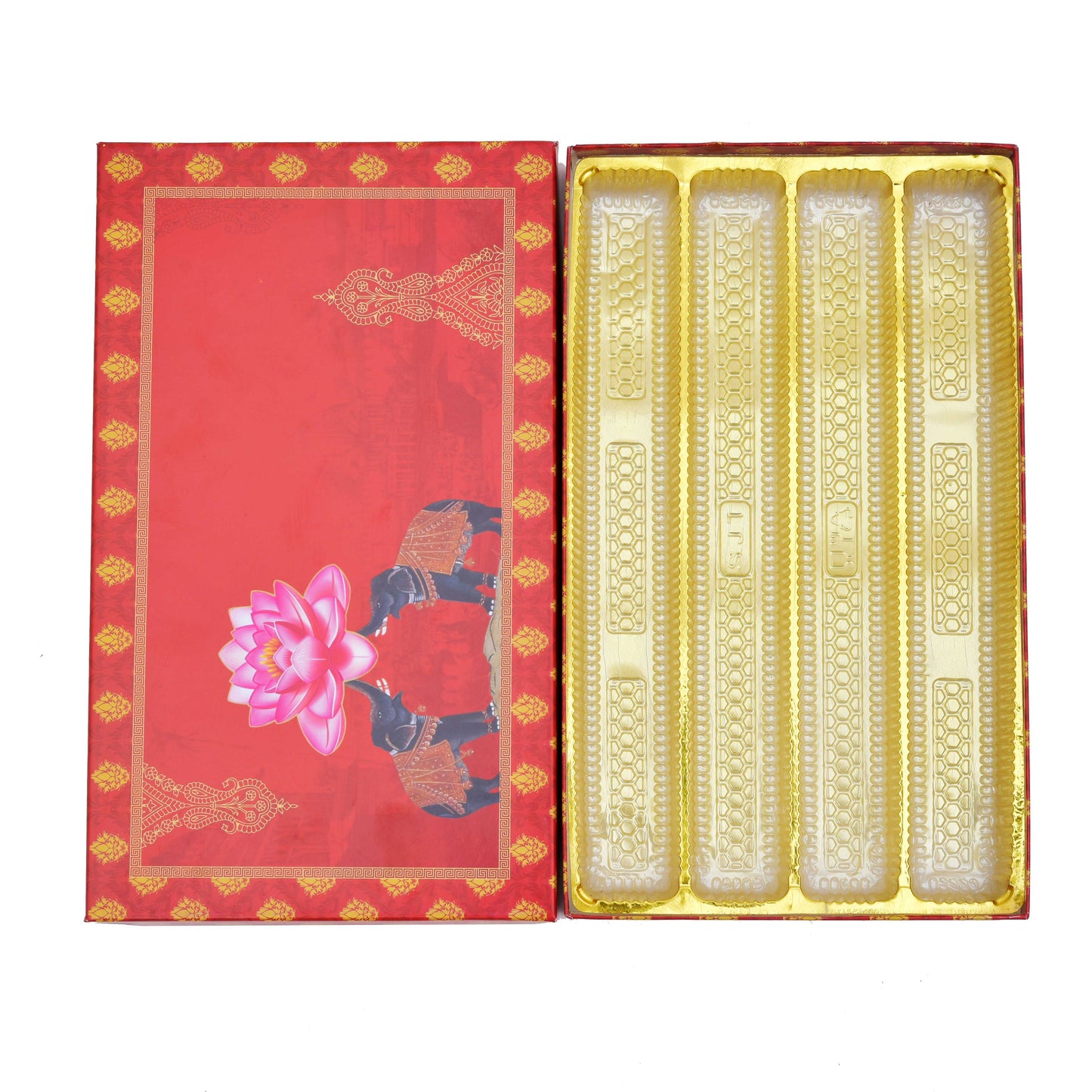 1 Kg Red Elephant Premium Sweet Packing Box | Grownex Packaging | Sweet Box
