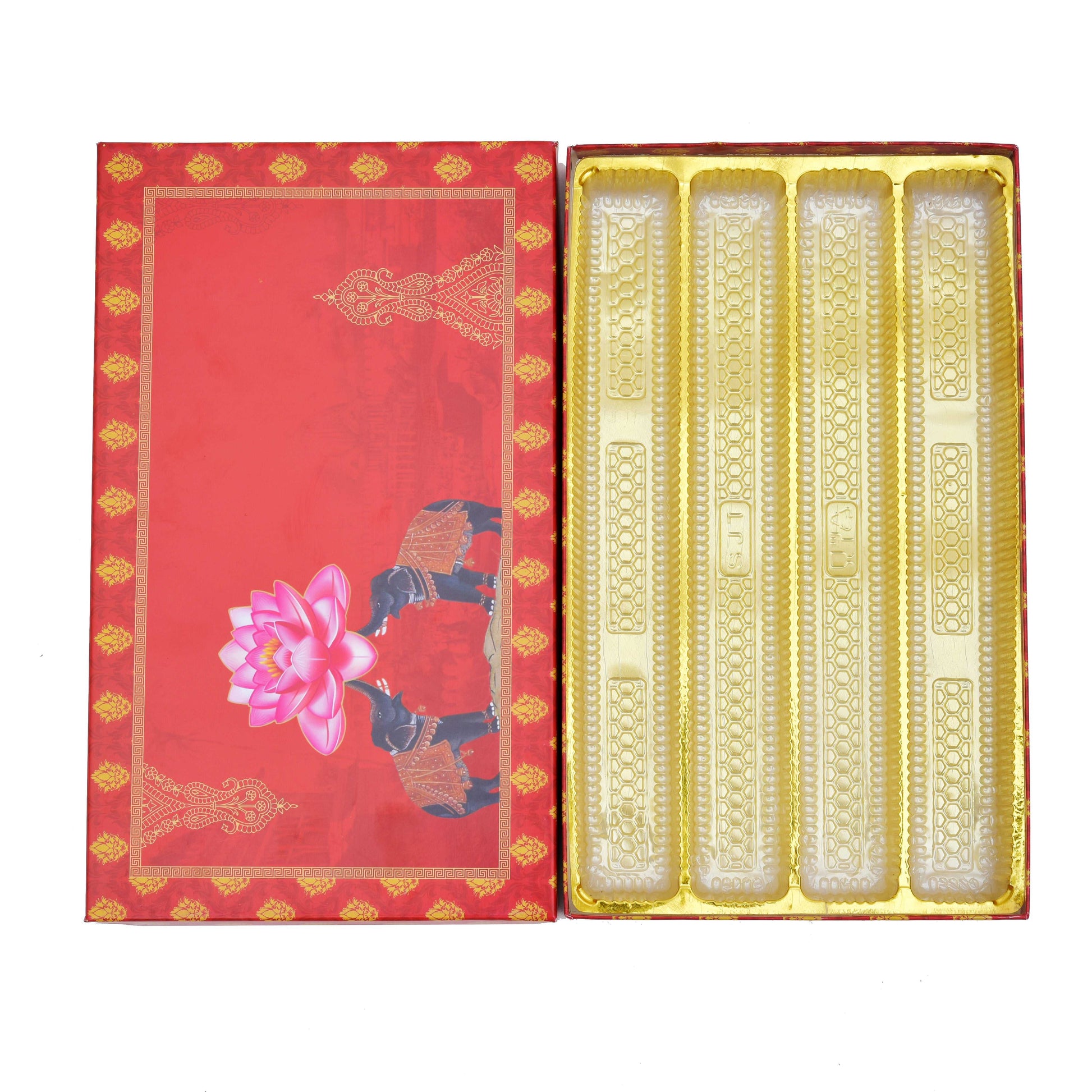 1 Kg Red Elephant Premium Sweet Packing Box | Grownex Packaging | Sweet Box