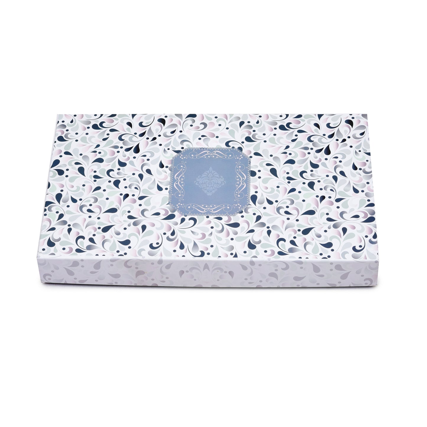 1 Kg White Floral Premium Sweet Packing Box Grownex Packaging Sweet Box