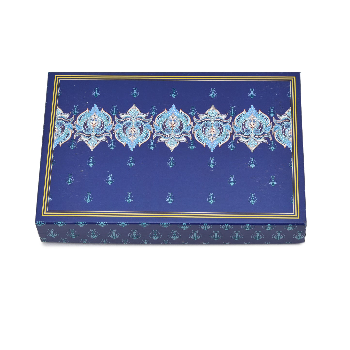 500gm Royal Blue Designer Premium Sweet Packing Box