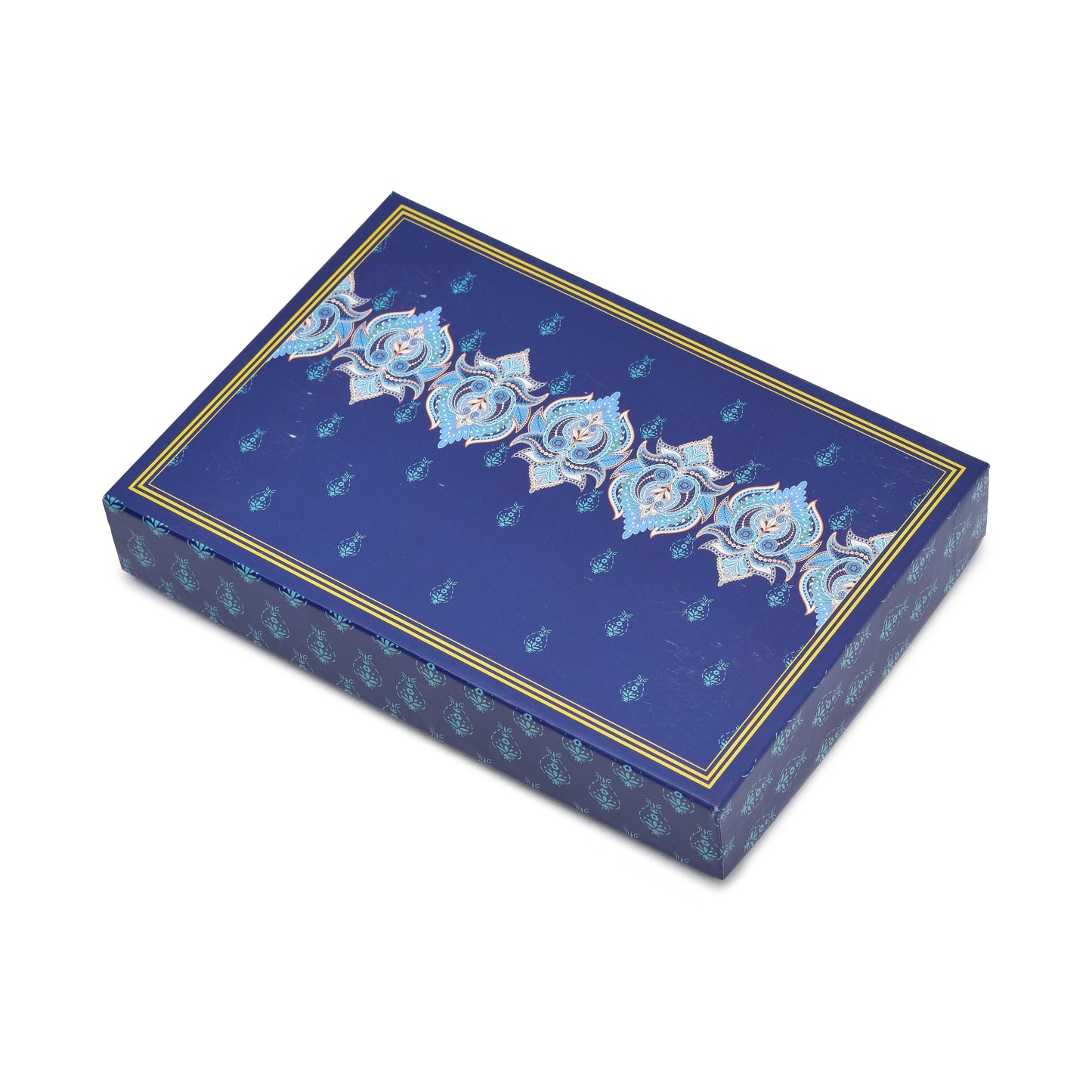 500gm Royal Blue Designer Premium Sweet Packing Box
