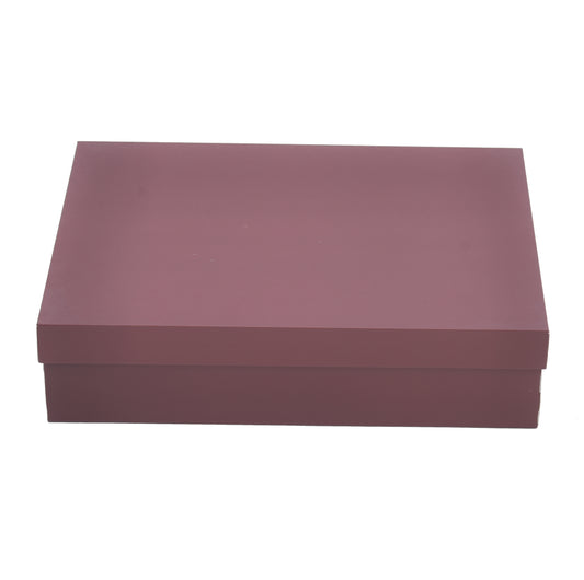 Matt Brown Hamper Box 14.5x11.5x3.5 Inch | Grownex Packaging | Hamper Box
