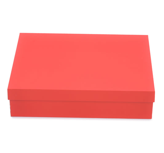Matt Red Hamper Box 14.5x11.5x3.5 Inch | Grownex Packaging | Hamper Box