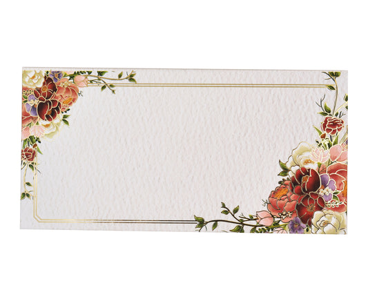 White Floral Foil Envelope | Grownex Packaging | Envelope