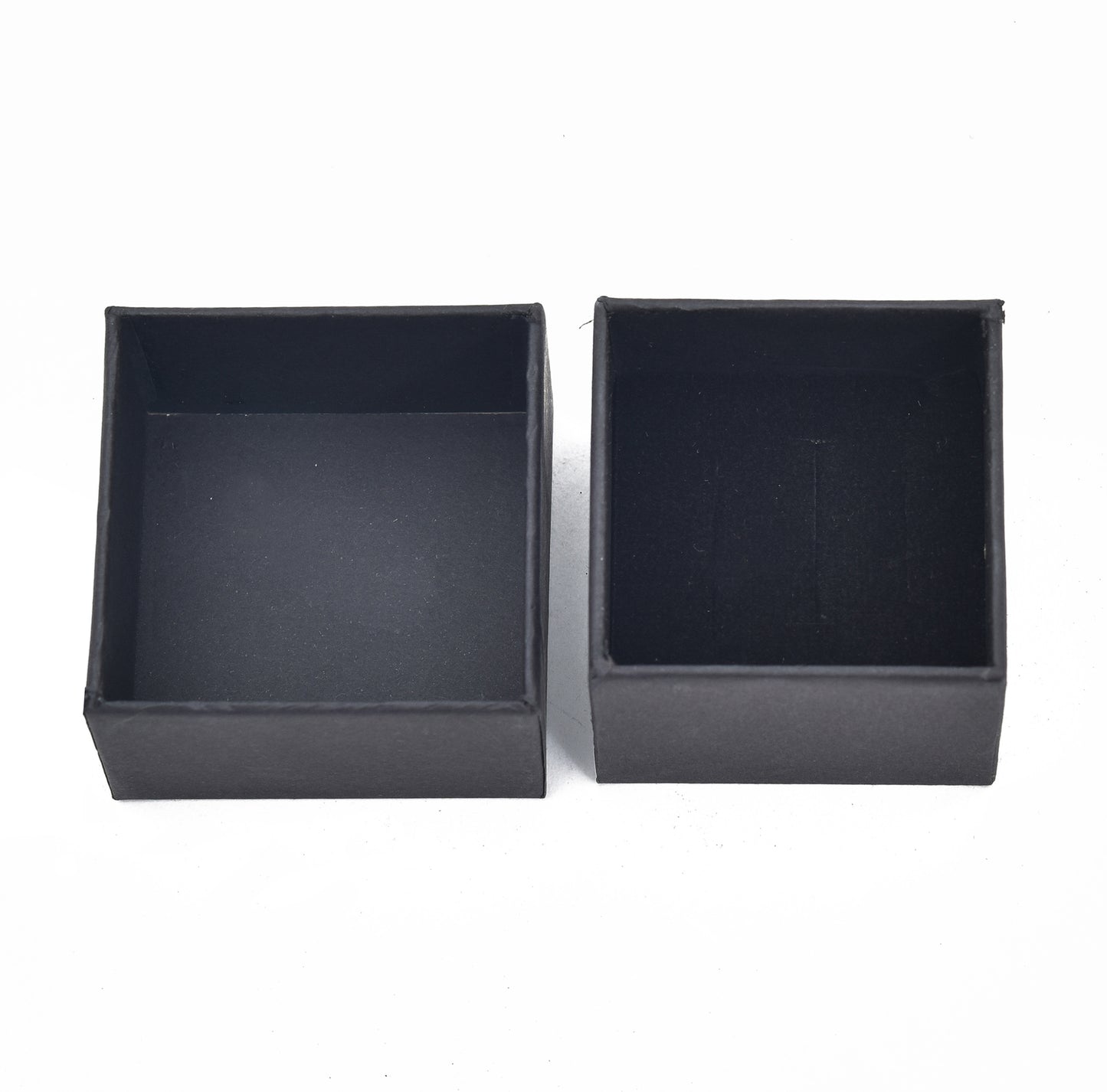 Lid Pattern Ring Box - Black | Grownex Packaging | Jewellery Box