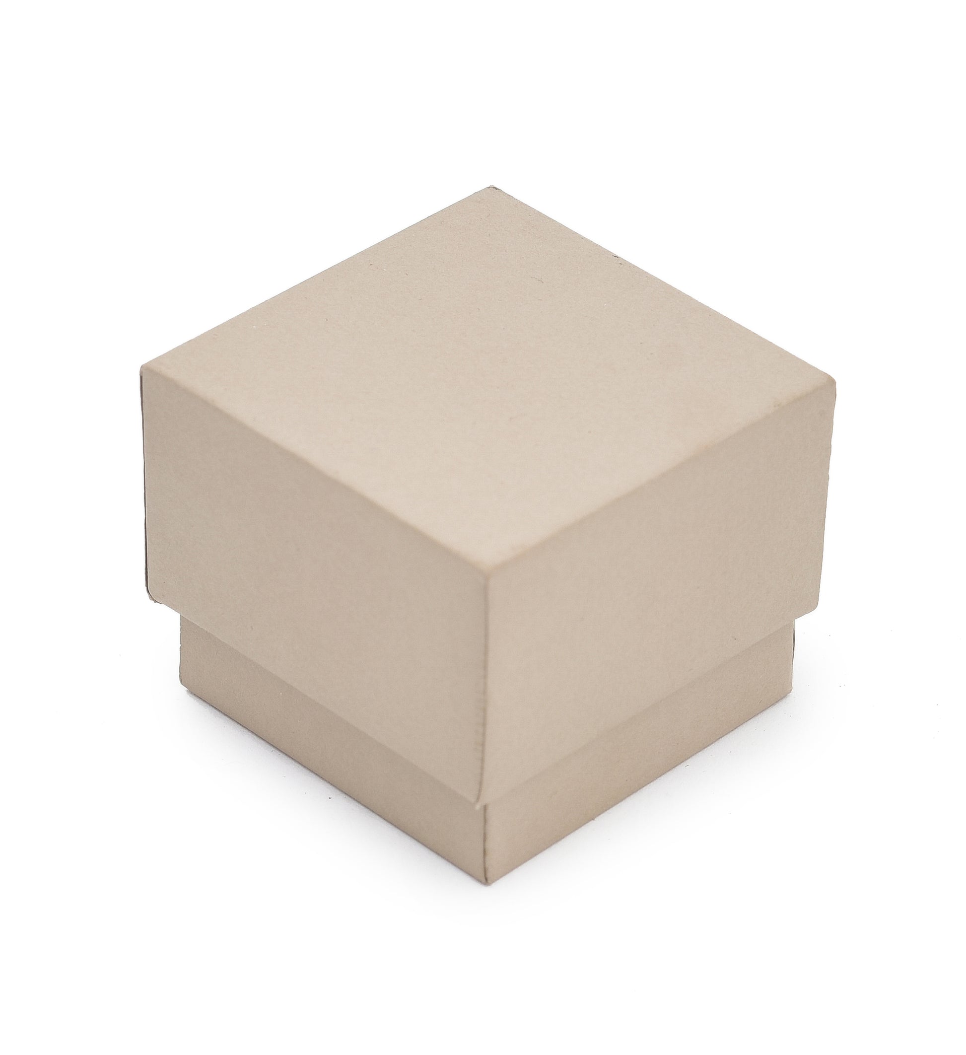 Lid Pattern Ring Box - Beige | Grownex Packaging | Jewellery Box