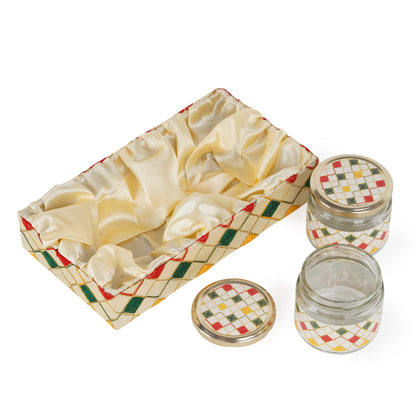 2 Jar Tray - Cream