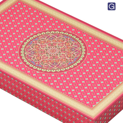 Royal Pink Magnetic File Box | Premium Sweet & Gift Packaging Box