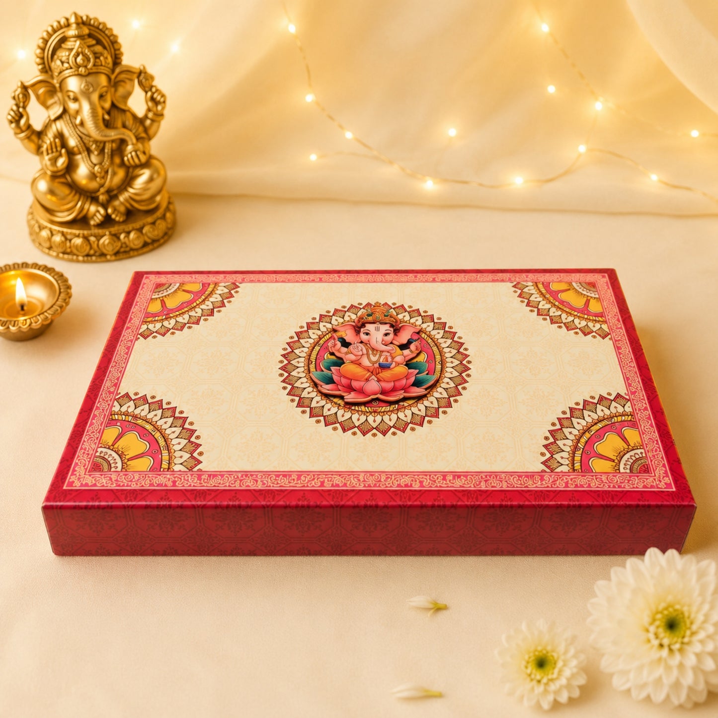 Modak Gift Box | Ganesh Chaturthi Special Premium Sweet Packaging Box