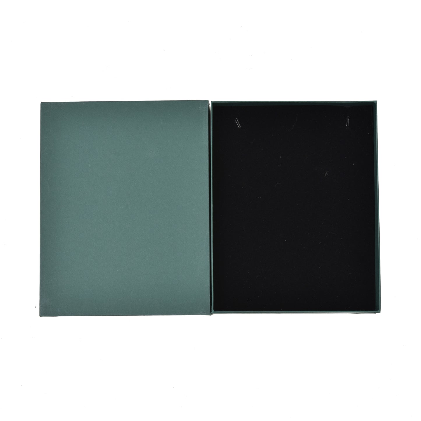 Green Jewellery Box for Necklaces | 20.32 × 15.24 × 4.45 cm