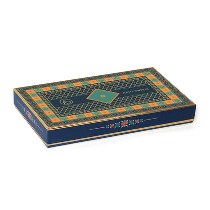 500 gm Blue Foil Custom 4 Line Premium Sweet Box