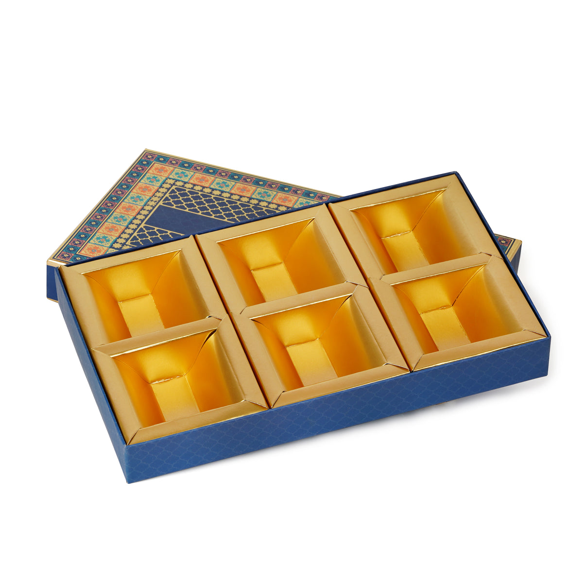 Blue Foil Premium Dryfruit Box