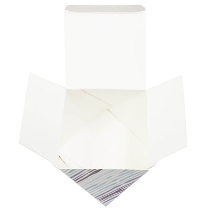 Polygon Shape Folding Box Blue