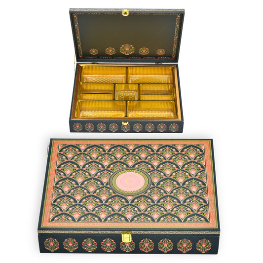 Royal Pink Mandala Wooden Box | Grownex Packaging | wooden box