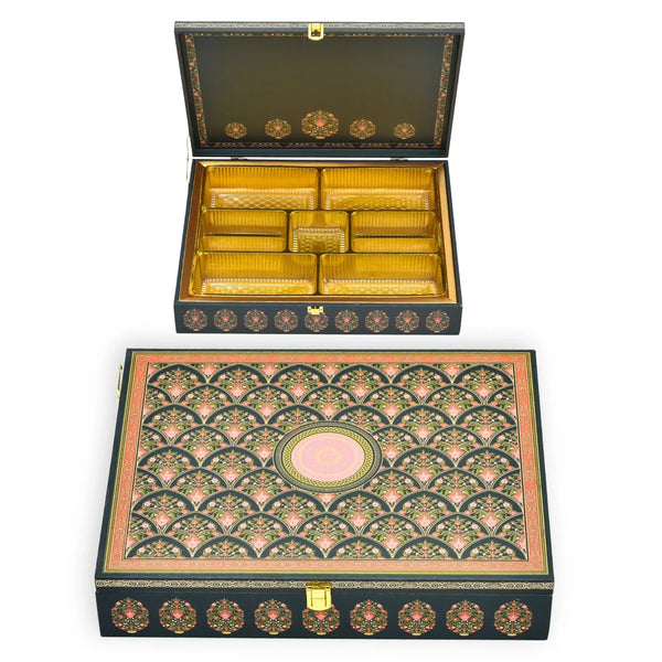 Royal Pink Mandala Wooden Box | Grownex Packaging | wooden box