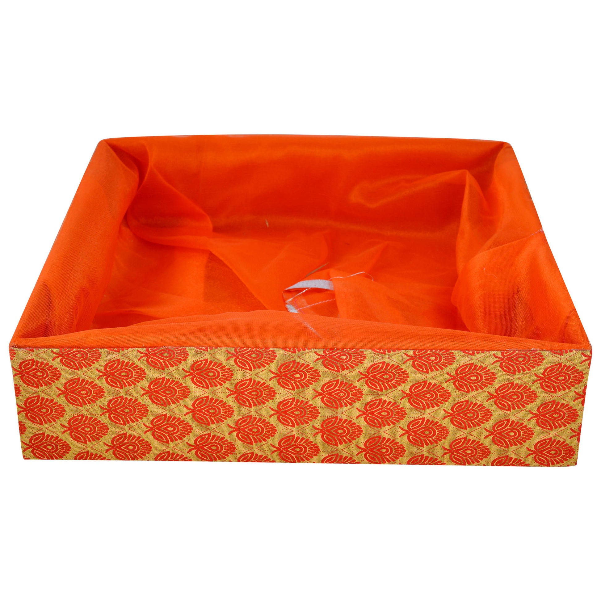 5 Piece Combo Large Decorative Sweet Box Set (12x12x3 Inch) | Festive Gift Packing Box for Diwali, Wedding & Return Gifts | Grownex Packaging | Basket & Tray