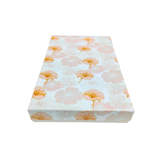 24 Pcs Floral Chocolate Box with Golden Tray | Premium Sweet & Gift Packaging | Grownex Packaging | Chocolate Box