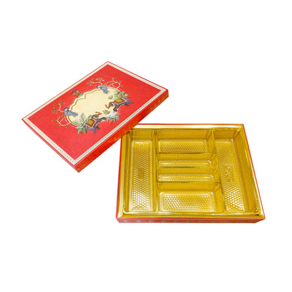Royal Pink Foil Print Lawana Box  | Premium Shagun & Wedding Gift Box
