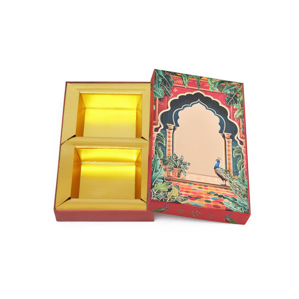 Rani Pink Floral Print Premium Sweet Box
