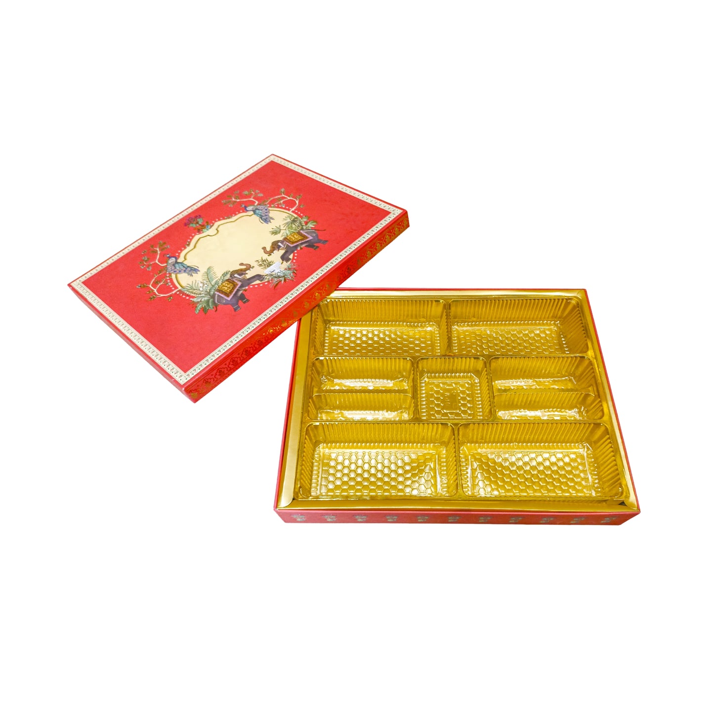 Royal Pink Foil Print Lawana Box  | Premium Shagun & Wedding Gift Box