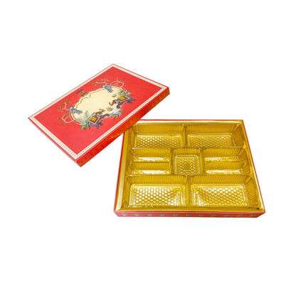 Royal Pink Foil Print Lawana Box  | Premium Shagun & Wedding Gift Box