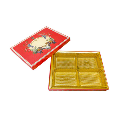Royal Pink Foil Print Lawana Box  | Premium Shagun & Wedding Gift Box